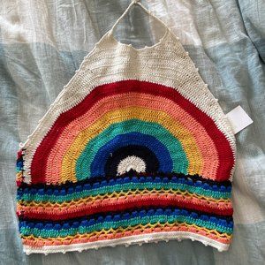 Forever 21 Knit Pride halter Large NWT